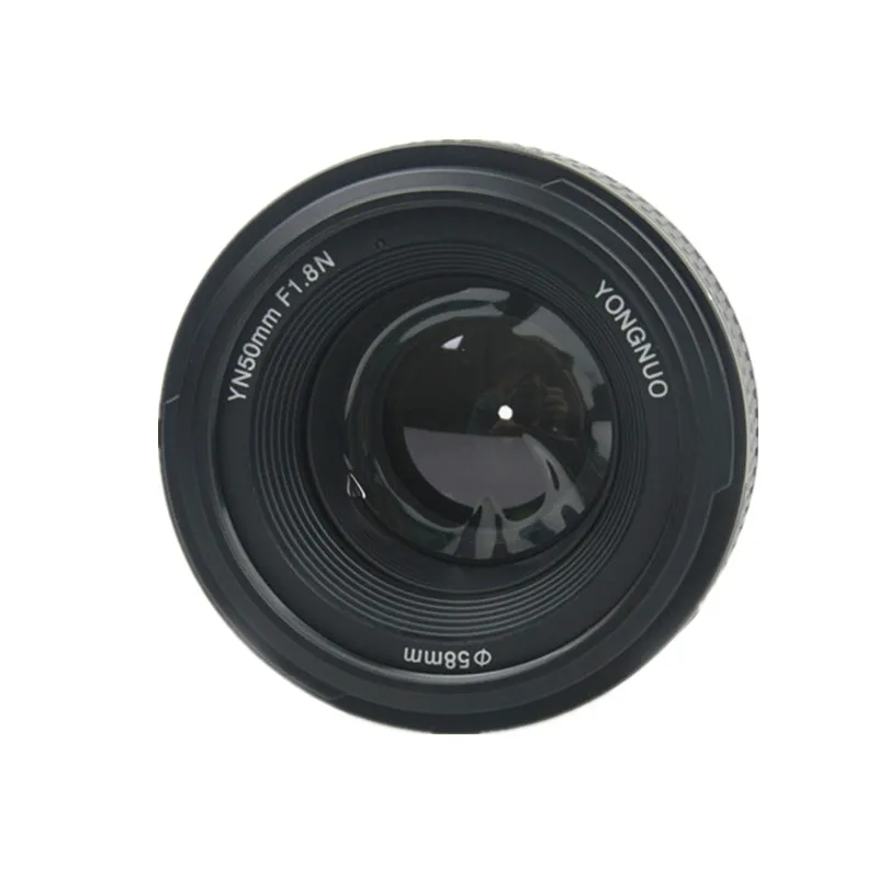 Новинка YONGNUO YN 50 мм f/1 8 AF объектив YN50mm диафрагма Автофокус Большая для камеры Nikon