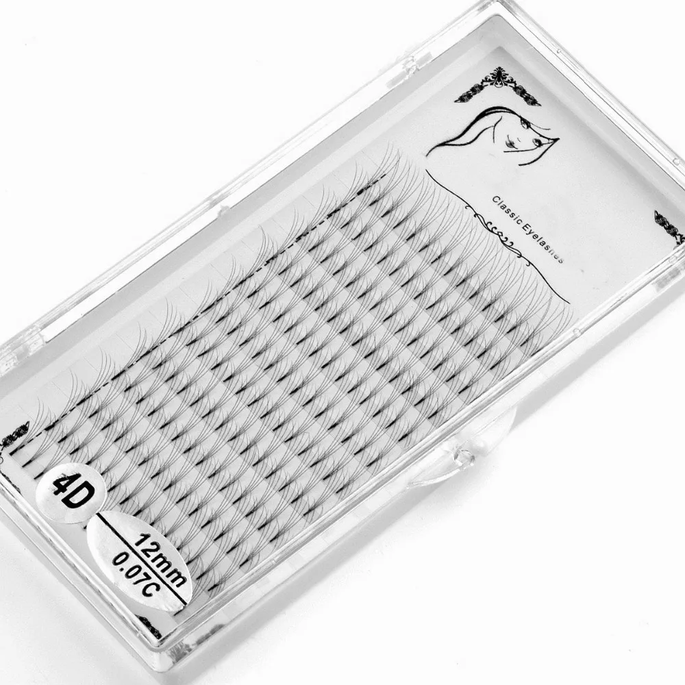3D-10D Russian Volume Eyelashes Extension Short Stem Pre made Fans C D curl Mink Lash Hot Selling Eyelash Individual Extensions