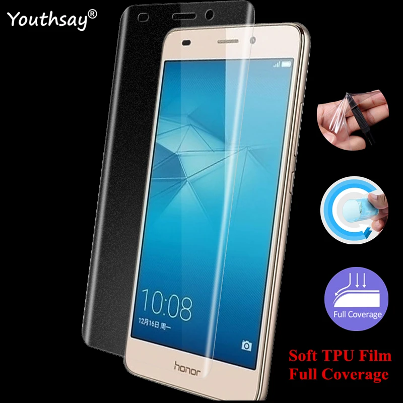 Полная защита экрана для Huawei Honor 5C мягкая нано пленка из ТПУ 7 Lite защитная GT3