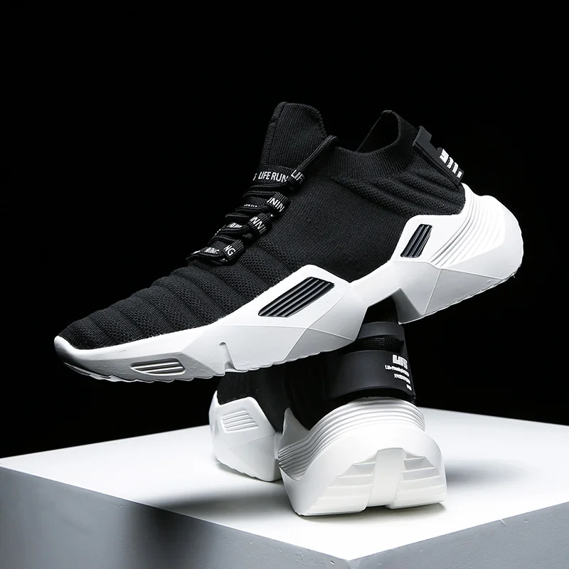 Мужские спортивные кроссовки мужские кроссовки на шнуровке дышащие мужские кроссовки уличная прогулочная обувь на плоской подошве для мужчин