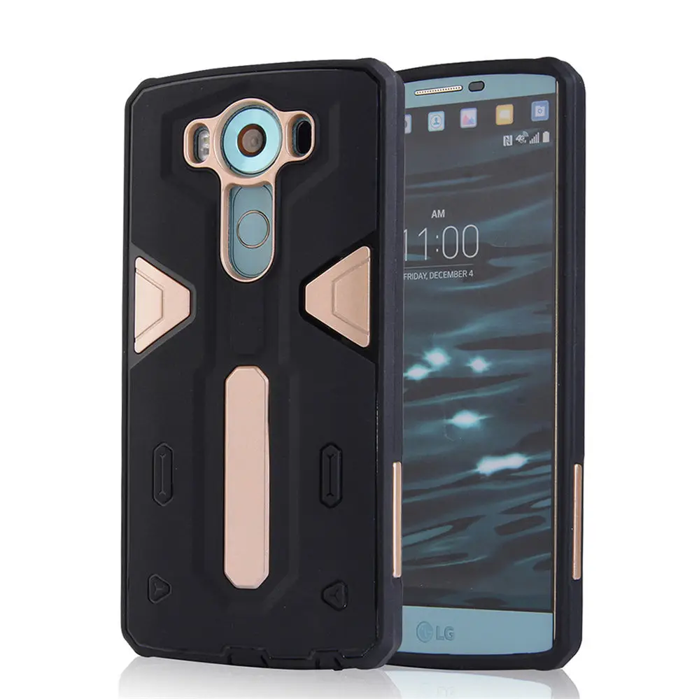 Для LG V10 [Прохладный робот] PC + TPU Гибридный сотовый телефон задняя Панцири крышка