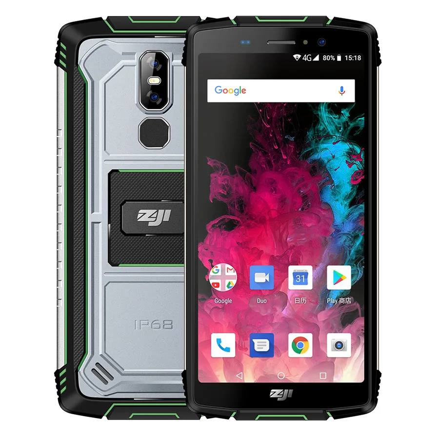 ZOJI Z11 IP68 водонепроницаемый 10000 мАч 9 В/2.7A быстрое зарядное устройство Android 8 1 5 99 &quot4