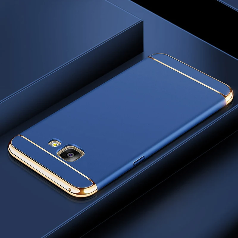 Чехол YonLinTan capinha чехол для Samsung Galaxy A7 A 7 2016 роскошный задний телефон 360 на жесткие