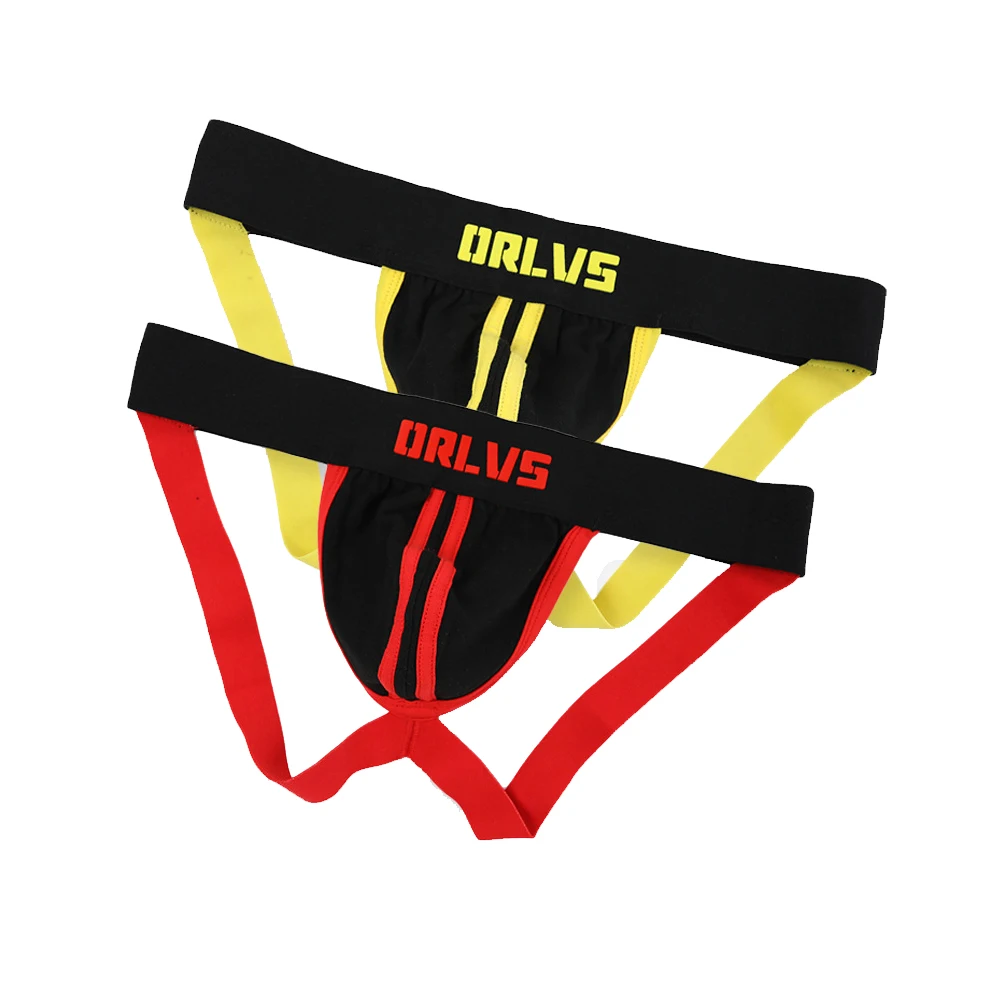 2019 красочные летние сексуальные стринги Мужские jockstrap хлопок нижнее белье