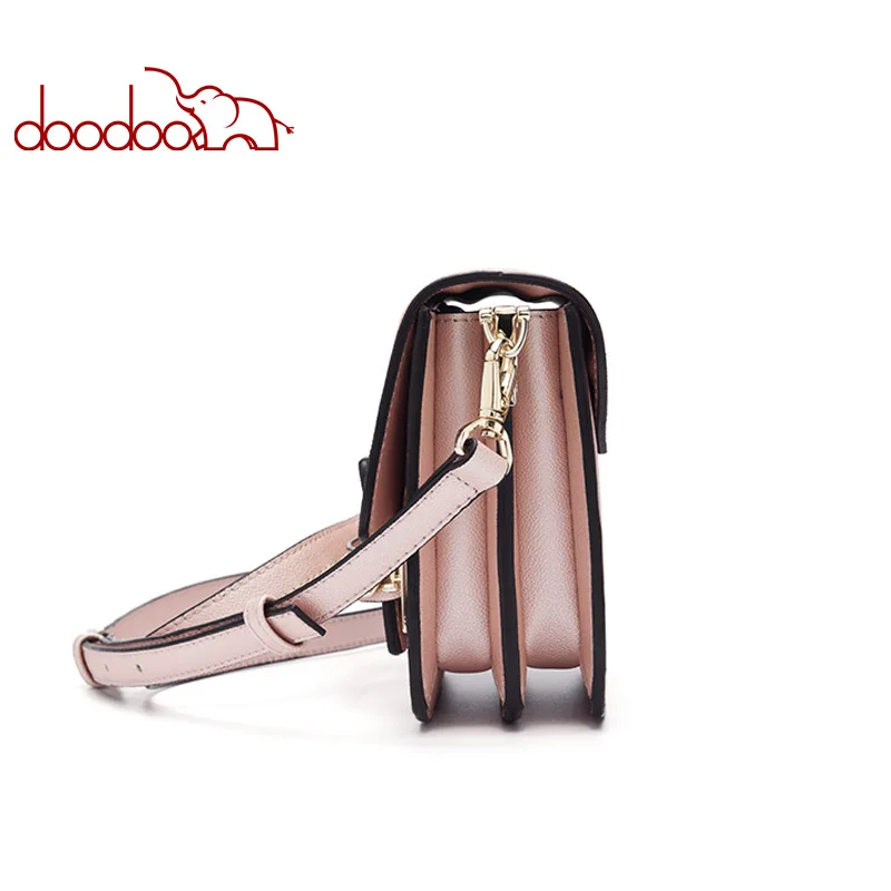 Женская сумка-мессенджер DOODOO модная брендовая женская сумка через плечо из