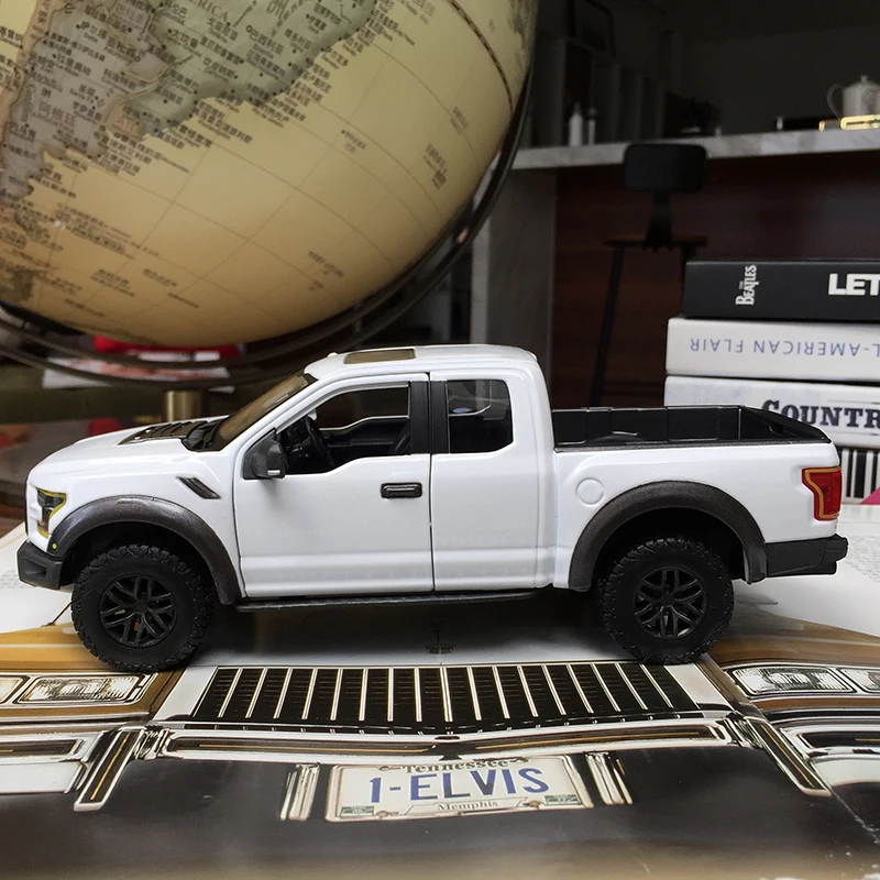 Специальный литой металлический Ford F150 Raptor Skin Suv Коллекционная модель для