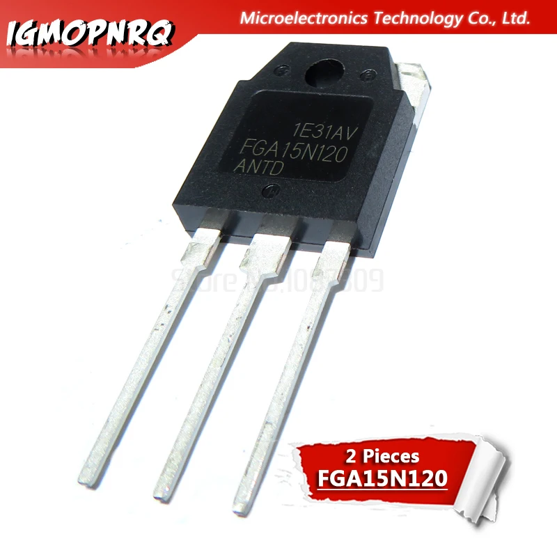 

2pcs FGA15N120 ANTD cooker tube 15A / 1200V new original