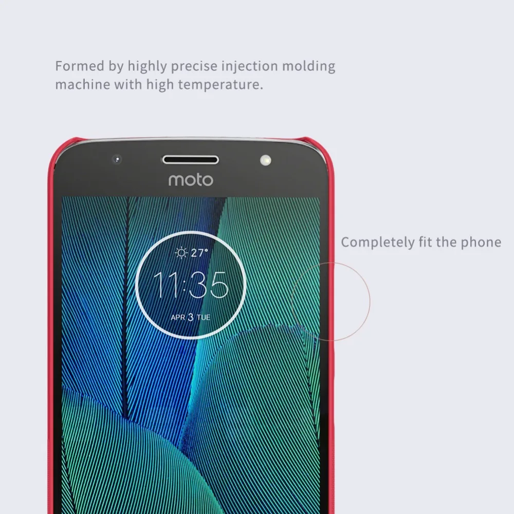 Чехол Nillkin для Motorola Moto G5 G5S суперматовый чехол из поликарбоната жесткая