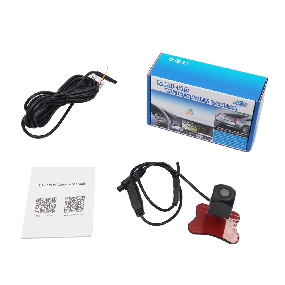 

Carsanbo Wireless Wifi Car Rear View Camera 150 Degree Wide Viewing Angle Night Vision For Android For Iphone For IOS