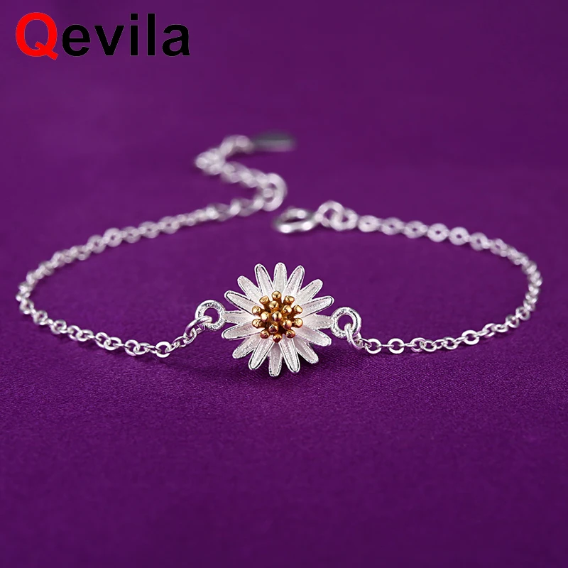 Qevila/модные ювелирные изделия с покрытием из чистого серебра 925 г. элегантный