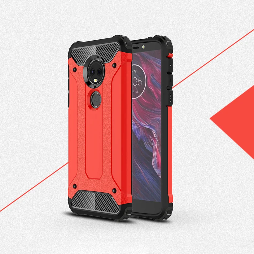 Гибридные Чехлы для Moto G7 G6 1S G5S G5 G3 G4 E6 E5 Z4 P30 Note Play Plus One power Motorola защитные чехлы