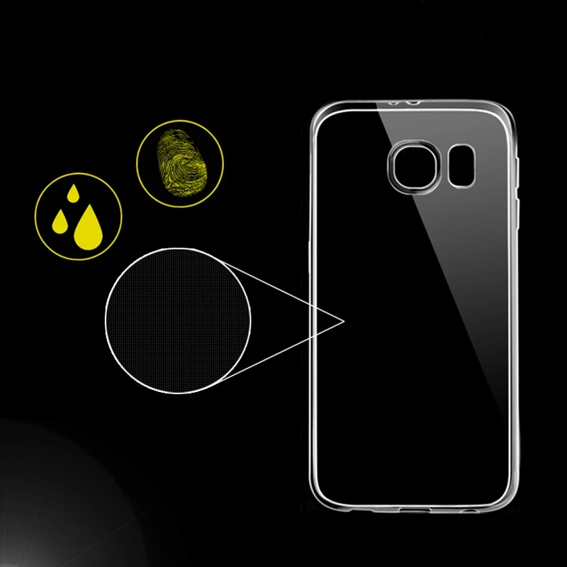 Ultra-thin Soft Phone Case For Samsung Galaxy S3 S4 S5 mini S6 S7 Edge Plus Note 2 3 4 5 On5 On7 E5 E7 TPU Transparent Cover |
