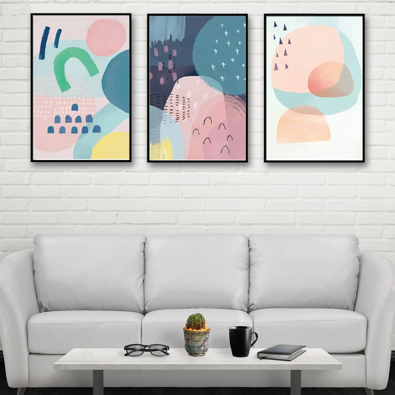 Настенная картина в скандинавском стиле постеры HD картины для детской комнаты
