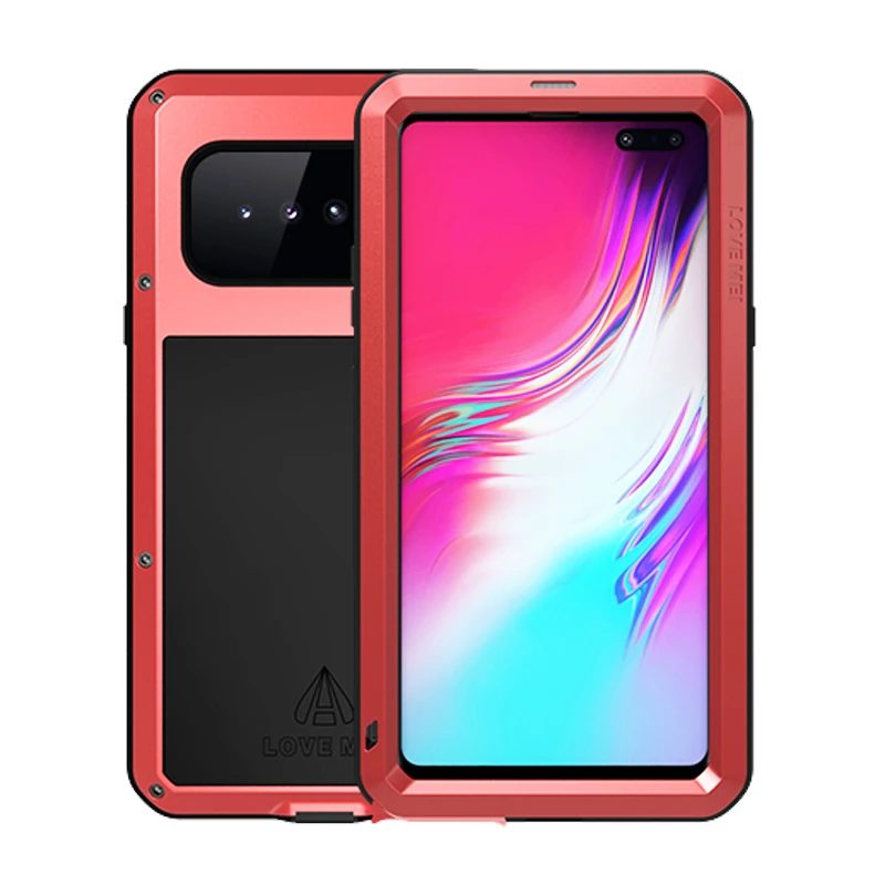 Red Открытый спортивный противоударный бронированный чехол для samsung Galaxy S10 Plus S10E 5G 360 Полный корпус защитный чехол для samsung S10E чехол E o - Цвет: Red
