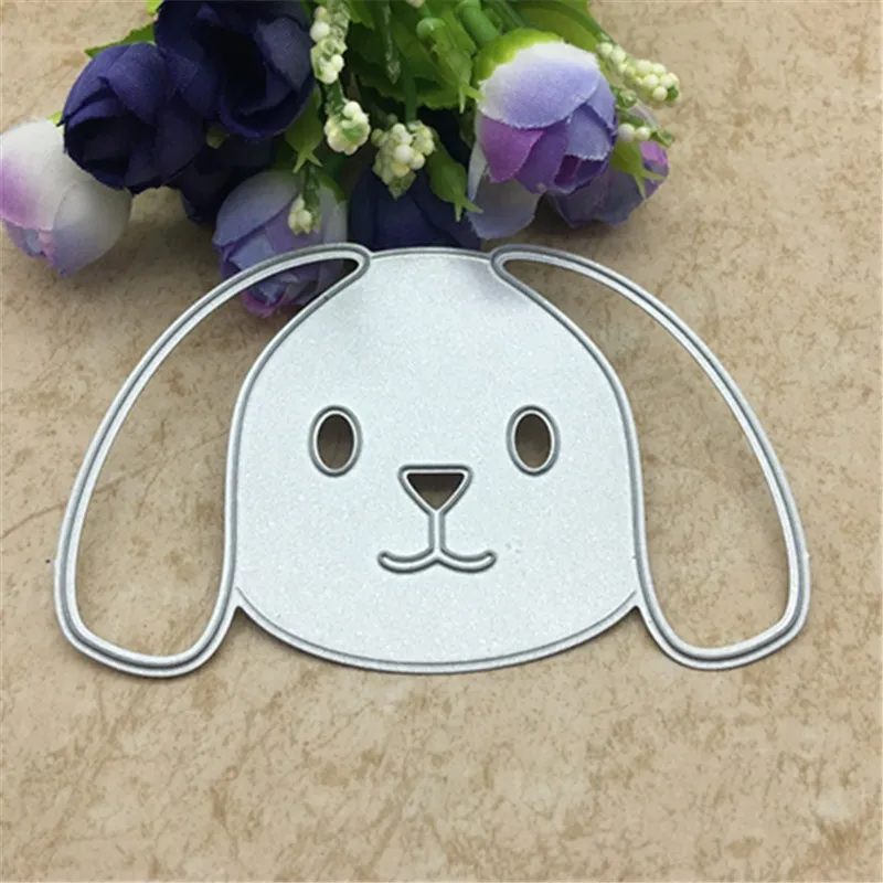 Форма Собака украшение головы металлические трафареты для штампов изготовления