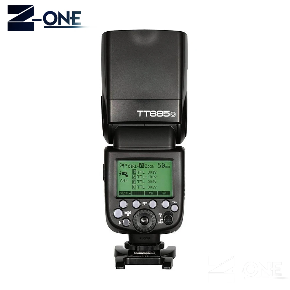 Беспроводная вспышка Godox TT685O 2 4G HSS 1/8000s i-TTL GN60 для Olympus/Panasonic с бесплатным