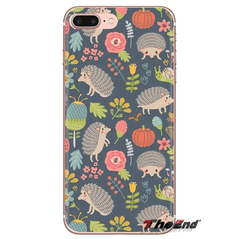 Милый чехол-сумка из ТПУ с рисунком ежика для Huawei G7 G8 P7 P8 P9 P10 P20 P30 Lite Mini Pro P Smart Plus 2017