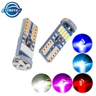 LYMOYO 10 шт. T10 светодиодный w5w canbus T10 15 светодиодный 3014smd светодиодный без ошибок 194 168 внутренний инструмент лампа для чтения пластина лампа 12 В постоянного тока