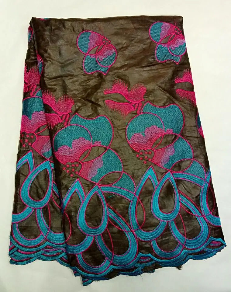 2016 Супер горячей продажи африканская Базен riche кружевной ткани уникальный дизайн