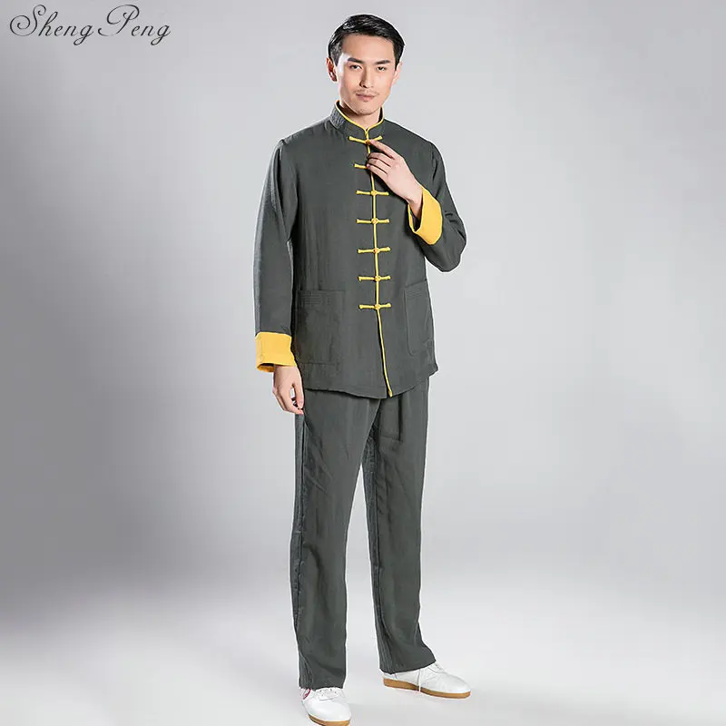 Tai chi uniform tai clothing kung fu women men Q092 | Тематическая одежда и униформа
