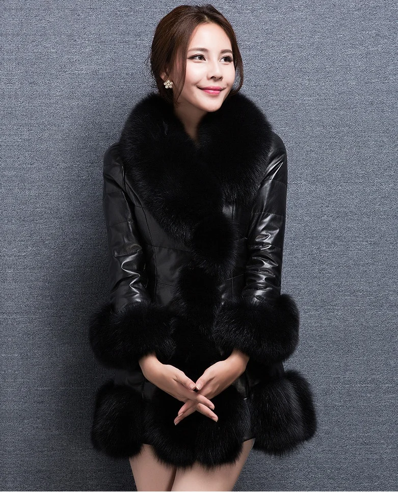 Uwback 2018 Брендовое пальто из искусственного меха Женское искусственной кожи с
