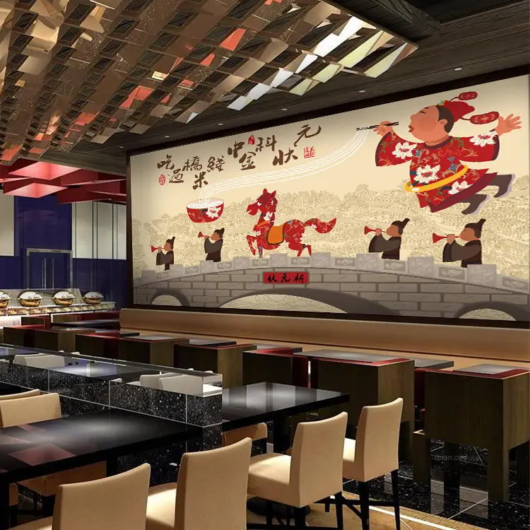 Пользовательские размеры фото Древняя китайская архитектура обои ручная