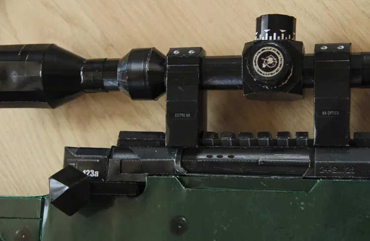 120 см 1:1 AWP снайперская винтовка 3D бумажная модель оружие пистолет головоломка ручной работы бумажная игрушка