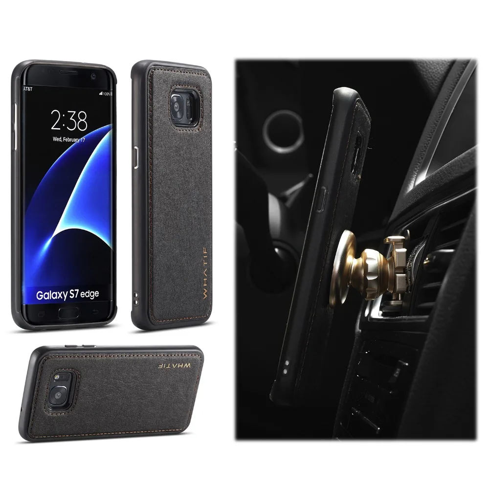 DIY крафт-бумага чехол для телефона Samsung Galaxy S7 S7edge чехлы с ремешком на запястье 5