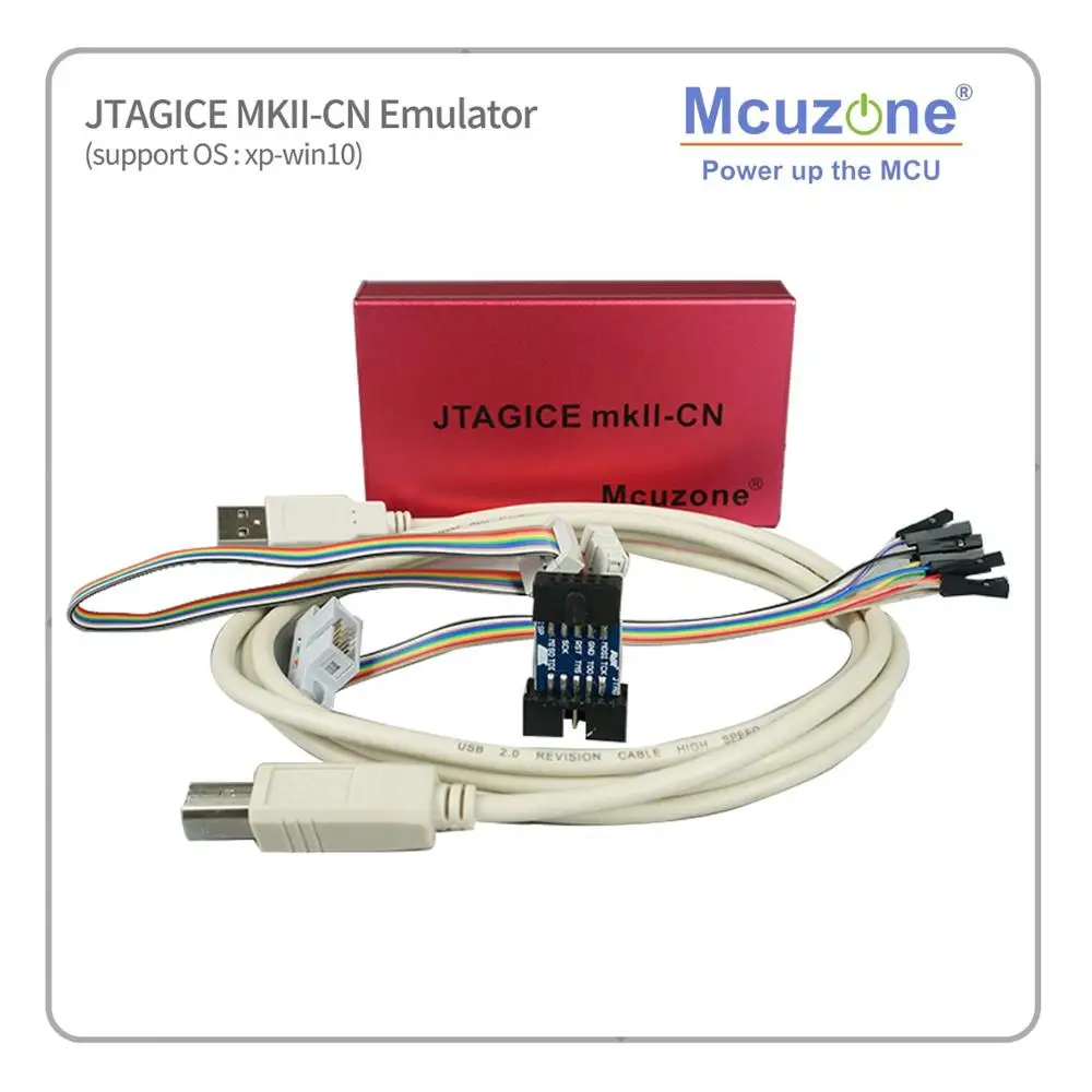 ATXMEGA PDI JTAG DEBUGWIRE эмулятор бесплатно xmega32d4 мин плата (1 шт в заказе) JTAGICE MKII CN|emulator| |