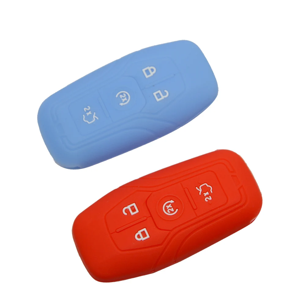 OkeyTech силиконовый резиновый автомобильный чехол для брелка с ключом Ford Escape Focus Fusion