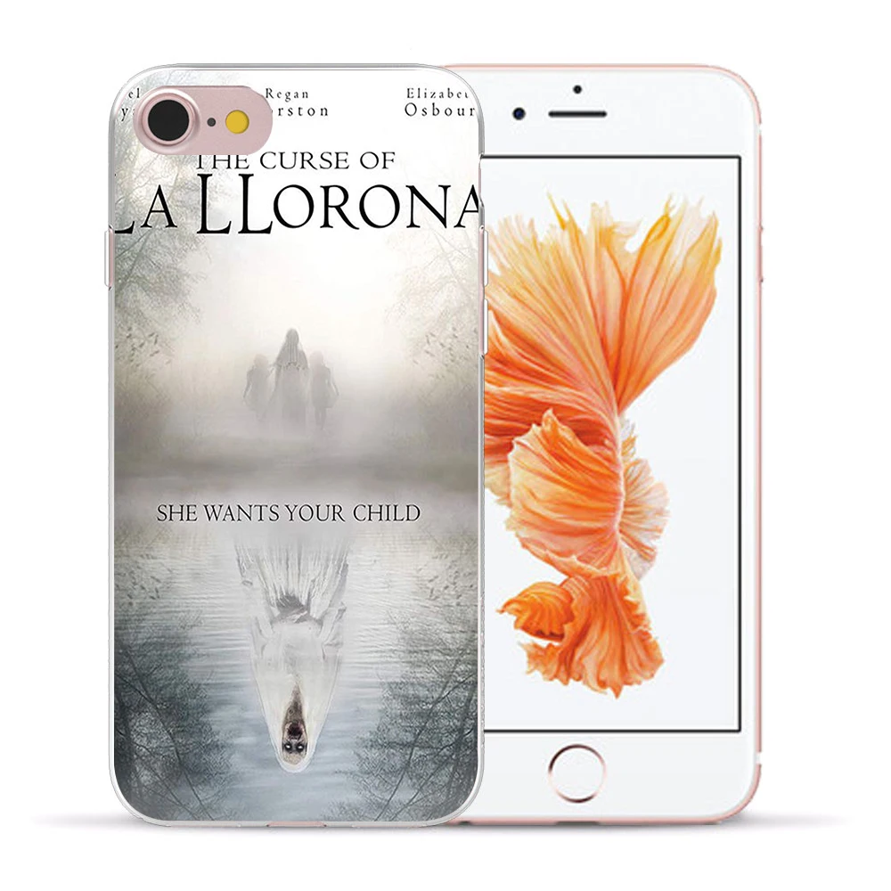Новый ТВ проклятие Лос Анджелеса Llorona прозрачный tpu крышка чехол Fundas для iphone 6 7 8 plus
