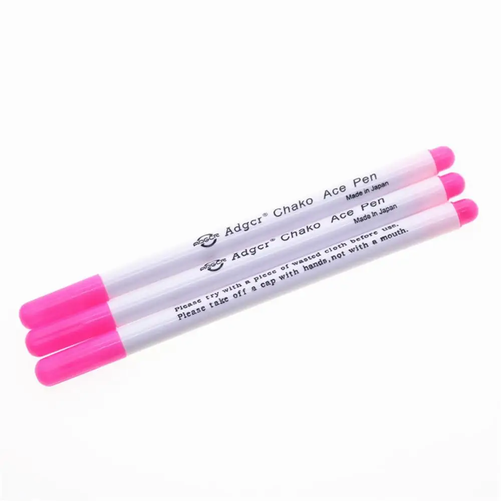 36 pcs Red 36 шт., водостираемая ручка для вышивки крестиком, водорастворимые цветные ручки, маркер для вышивки, растворимый маркер, ручка для рукоделия, бытовые инструменты - Цвет: 36 pcs Red