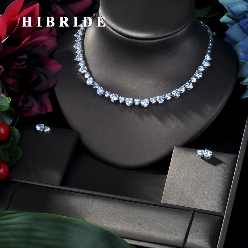 Модные женские ювелирные наборы HIBRIDE без никеля в нигерийском стиле с цветочным