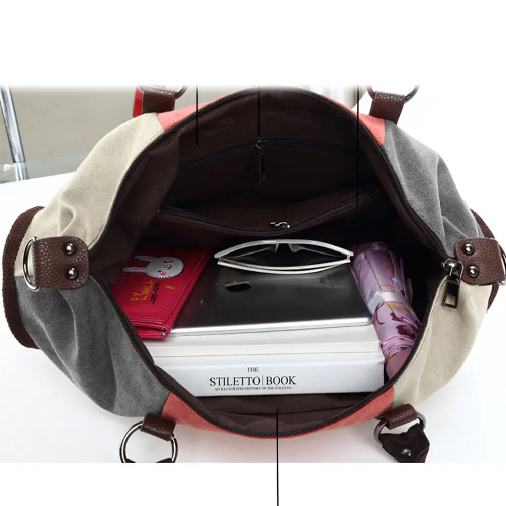 Новинка 2017 повседневные женские холщовые сумки вместительные цветные Женские в