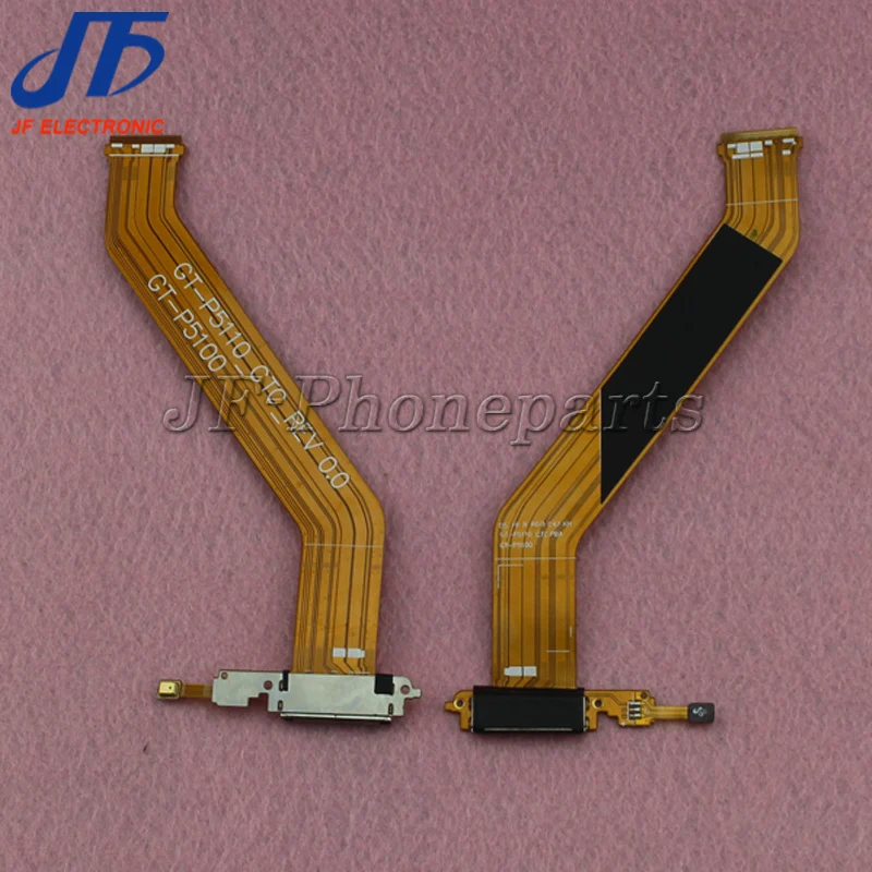 10 шт./лот USB зарядное устройство зарядный порт разъем гибкий кабель лента для Samsung
