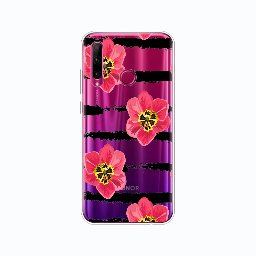 80385 Чехол для Honor 20, чехол, силиконовая задняя крышка, чехол для телефона, для huawei Honor 20 Pro Lite, Honor20, YAL-L21, YAL-L41, роскошная задняя крышка с рисунком - Цвет: 80385