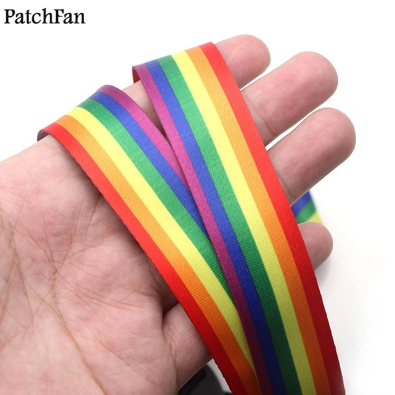 Patchfan Радуга ремни ключ теги шейный ремешок для Мобильный телефон с ремешками из