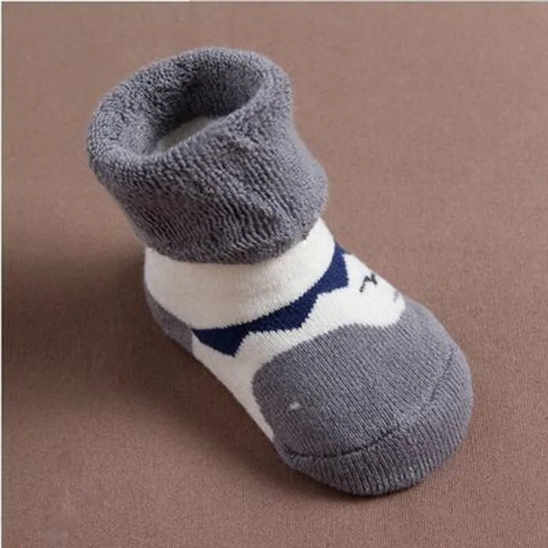 DreamShining/зимние теплые носки для детей нескользящие новорожденных мягкие