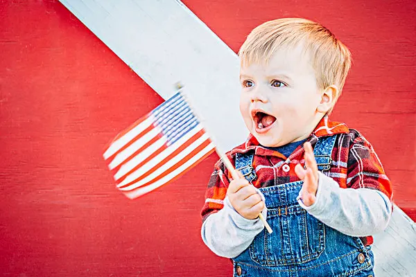 Wholesale USA 100pcs United States flag American Hand Waving Flag 14*21cm Polyester procession meet party decoration | Дом и сад