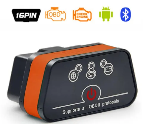 Vgate iCar 2 Bluetooth версии ELM327 OBD2 считыватель кодов iCar2 для Android/ПК (доступно шесть