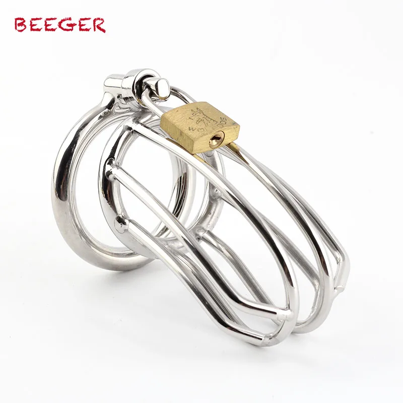 Металлическая клетка верности BEEGER длина 80 мм (3 14 &quot) из нержавеющей стали для