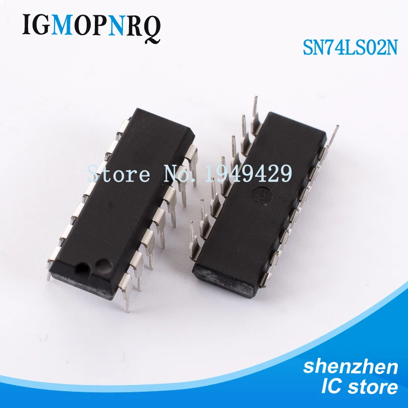 

10 шт./лот HD74LS02P DIP14 HD74LS02 DIP SN74LS02N 74LS02 DIP-14 Новый