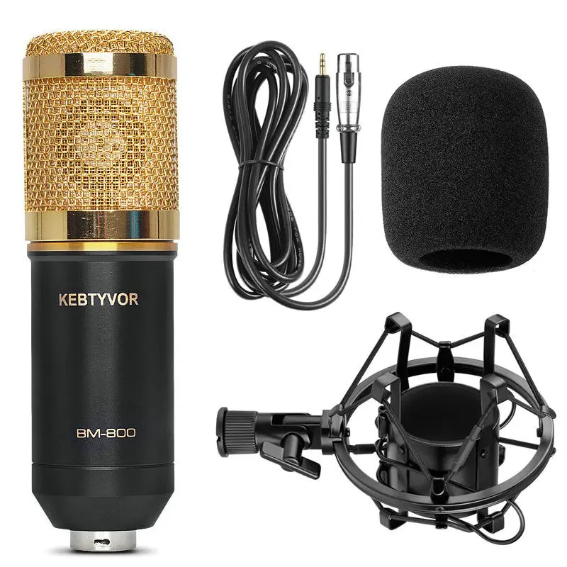 Профессиональный конденсаторный микрофон KTV BM 800 BM800 кардиоидный