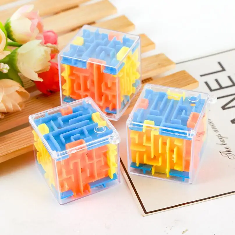 1 шт. 3D магический скоростной куб волшебный лабиринт вращающиеся игрушки