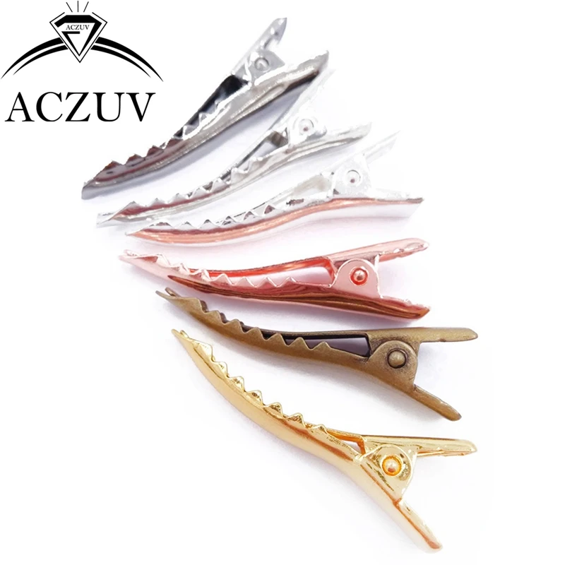 Серебряный/золотой/розовое золото/металл/бронза 35 мм металлические заколки для