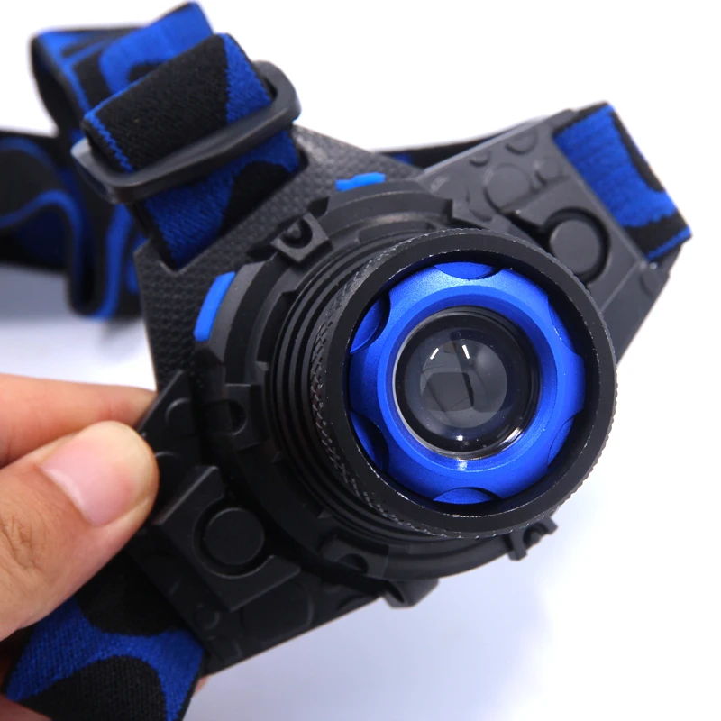 Светодиодный налобный фонарь Q5 водонепроницаемый высокая яркость встроенная