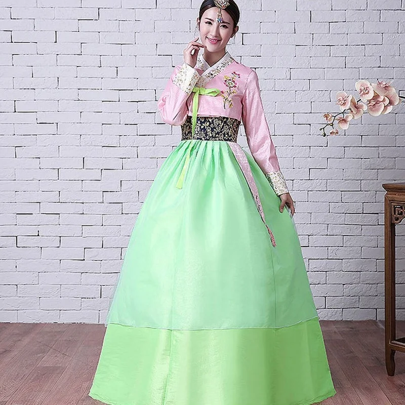 Корейское свадебное платье hanbok для косплея и представлений женская одежда в