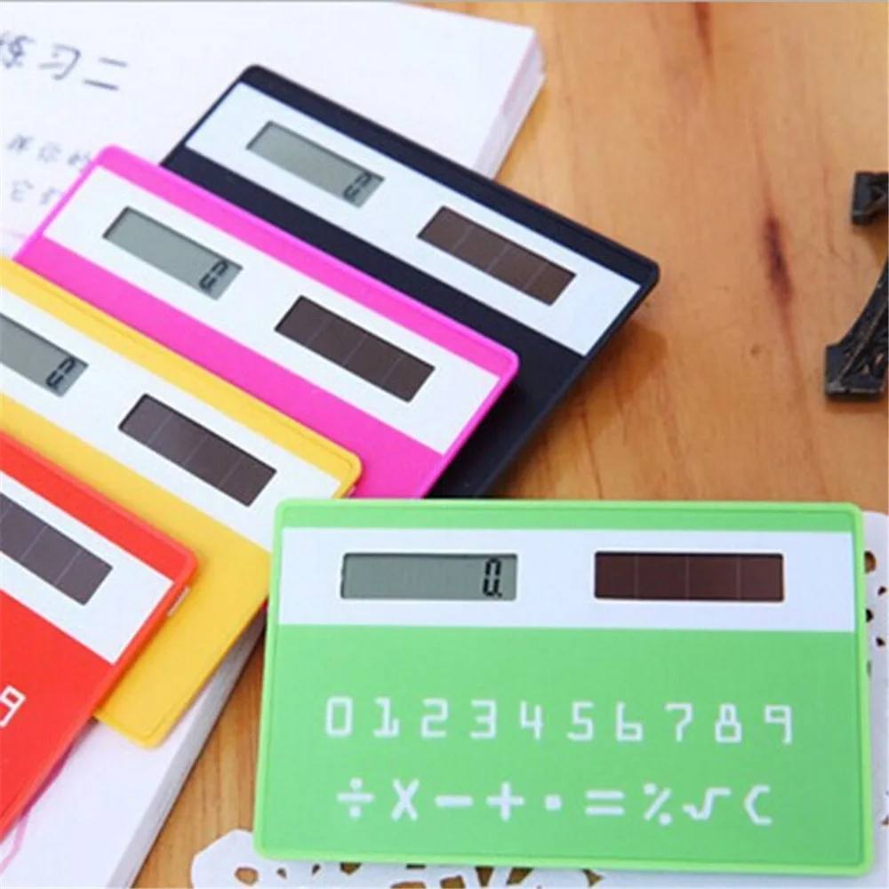 MINI Calculator Pocket Solar Calculators Handheld Silicone Scientific Multifunction for school office buniness home | Компьютеры и