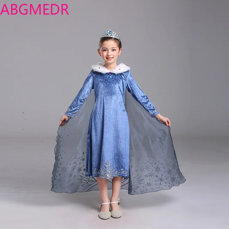 Kids Dresses for Girls Princess Costume Winter Dress Elsa Clothes Children New Years Eve Fashion 2019 | Детская одежда и обувь