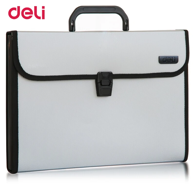 

Deli durable waterproof Expanding Wallet Convenient Category Management folder rectangular folders package shape Expanding Walle